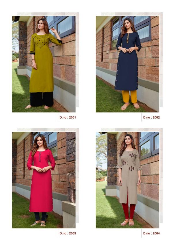 Parra Gloria 2 Designer Rayon Kurti 